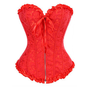 CO0157 Wedding Corset Correction Diet Big Size Red