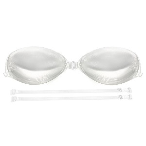 [리퍼브]SL0364 투명실리콘 왕뽕 누드브라 투명브라 C컵