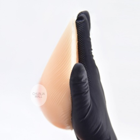 춘자몰 SL0477 유방암 접착식패드 물방울형 실리콘 볼륨 인조가슴