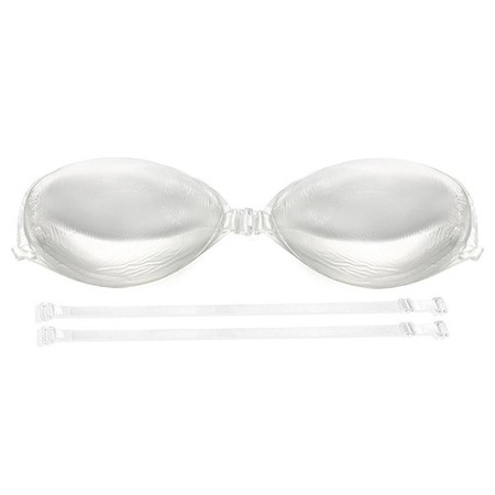 [리퍼브] 투명실리콘 왕뽕 누드브라 투명브라 볼륨업 SL0364 A컵